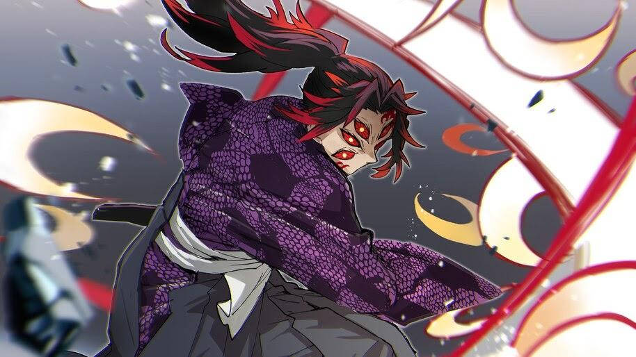 Pepo wa Anime Kokushibo Picha ya Ukuta