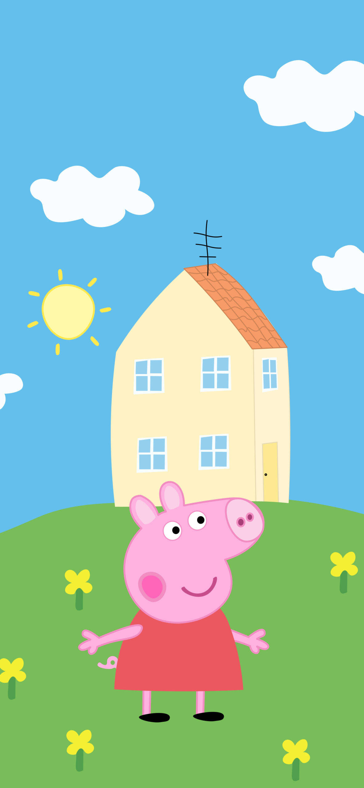 Peppa Pig iPhone Ua Shamba Picha ya Ukuta