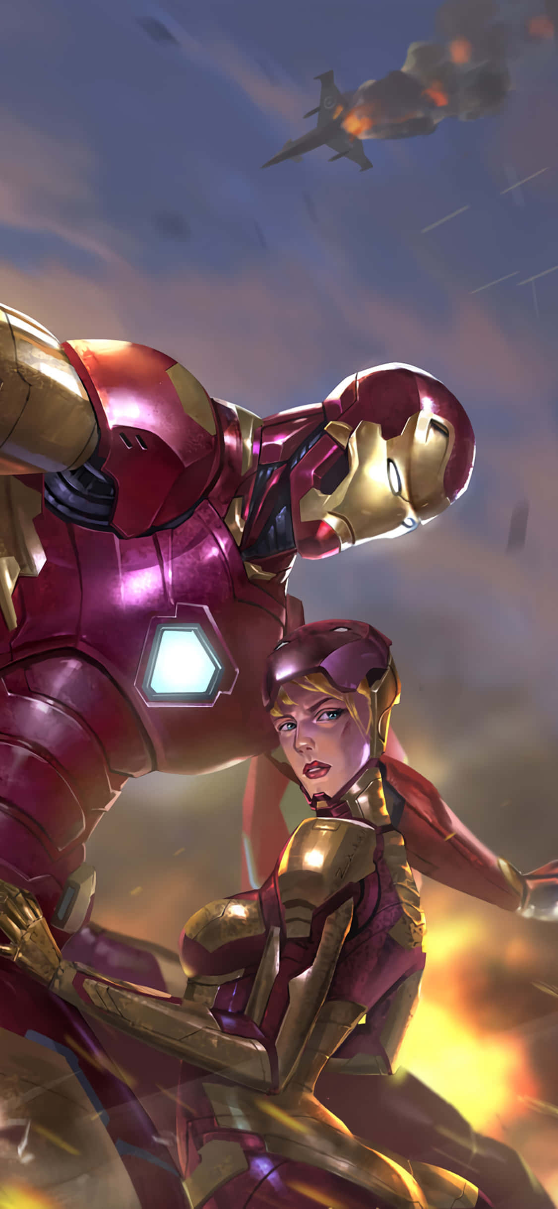 Pepper Potts Standing Boldly Picha ya Ukuta
