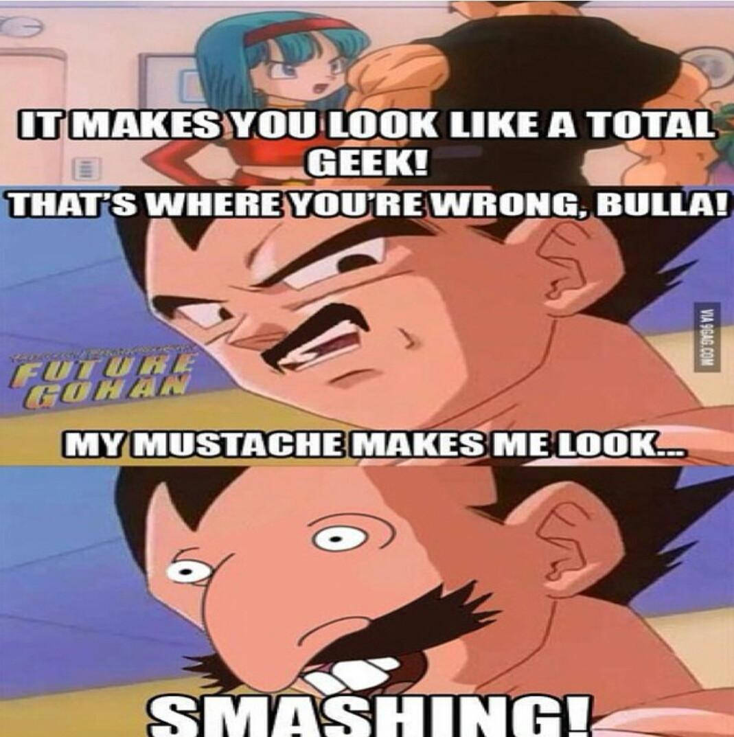 PFP ya Anime Meme ya Smashing Dragon Ball Picha ya Ukuta
