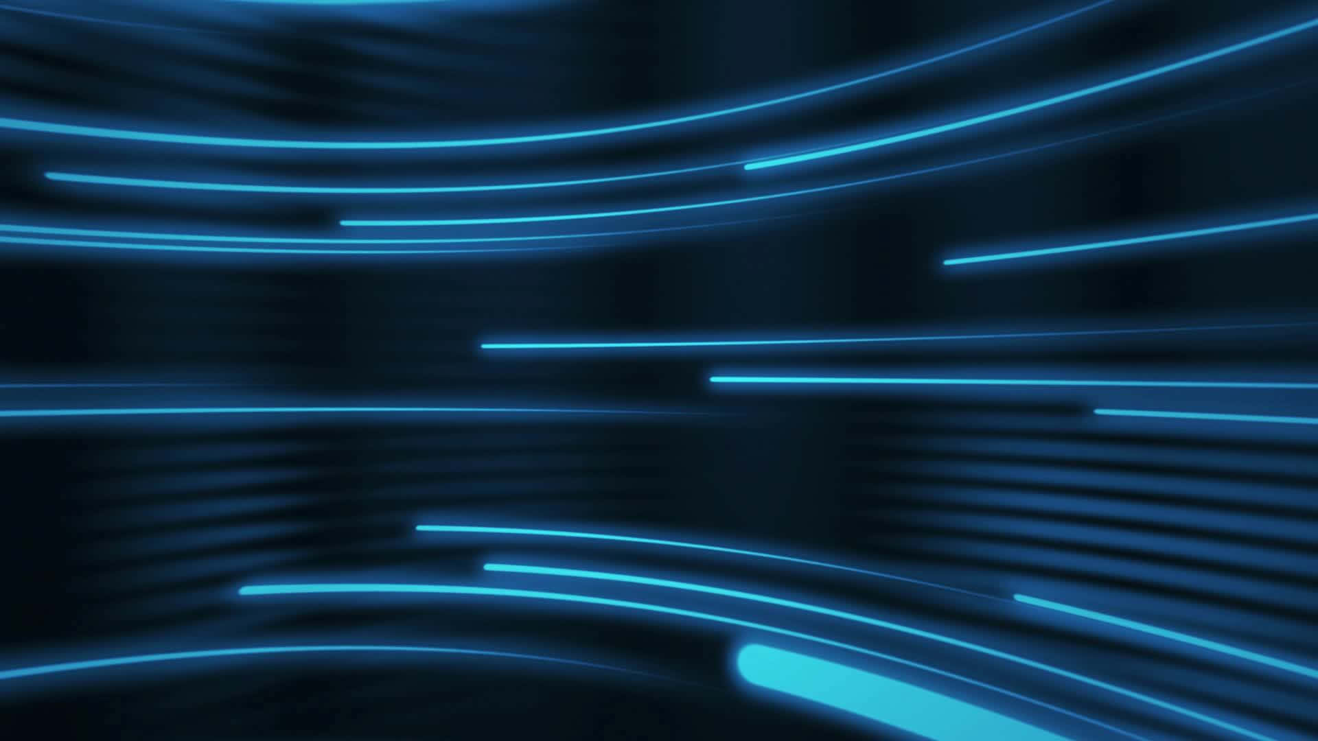 Picha “Asili ya Neon ya Bluu” Picha ya Ukuta