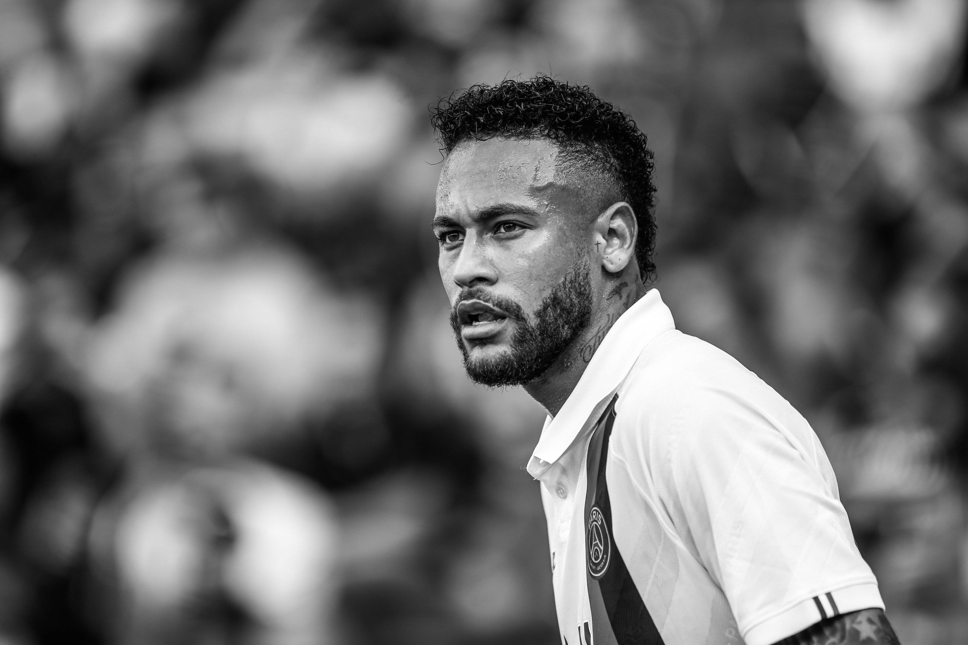 Picha Baridi ya Neymar Jr Kijivujivu Picha ya Ukuta