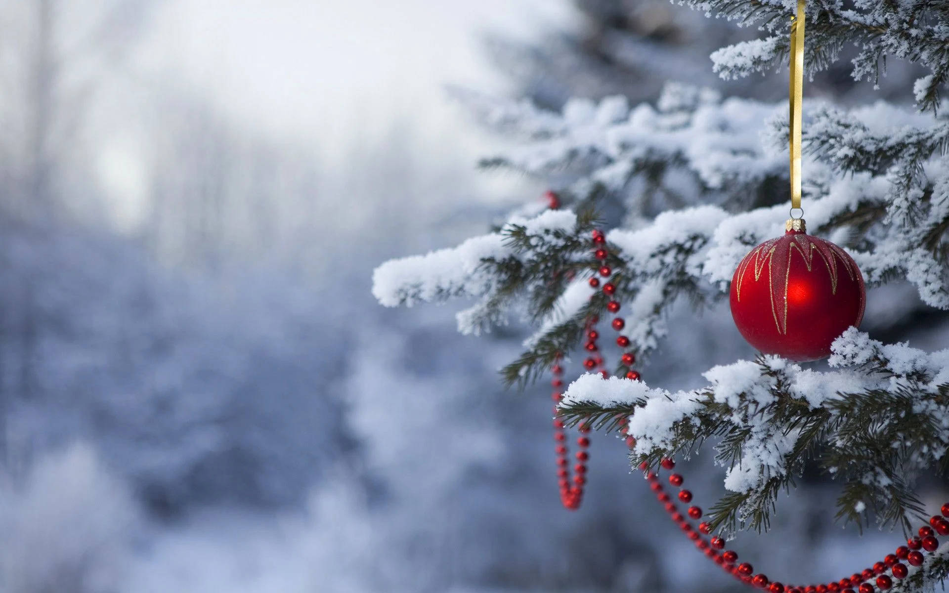 Picha Baridi ya Krismasi kwa Kompyuta Picha ya Ukuta