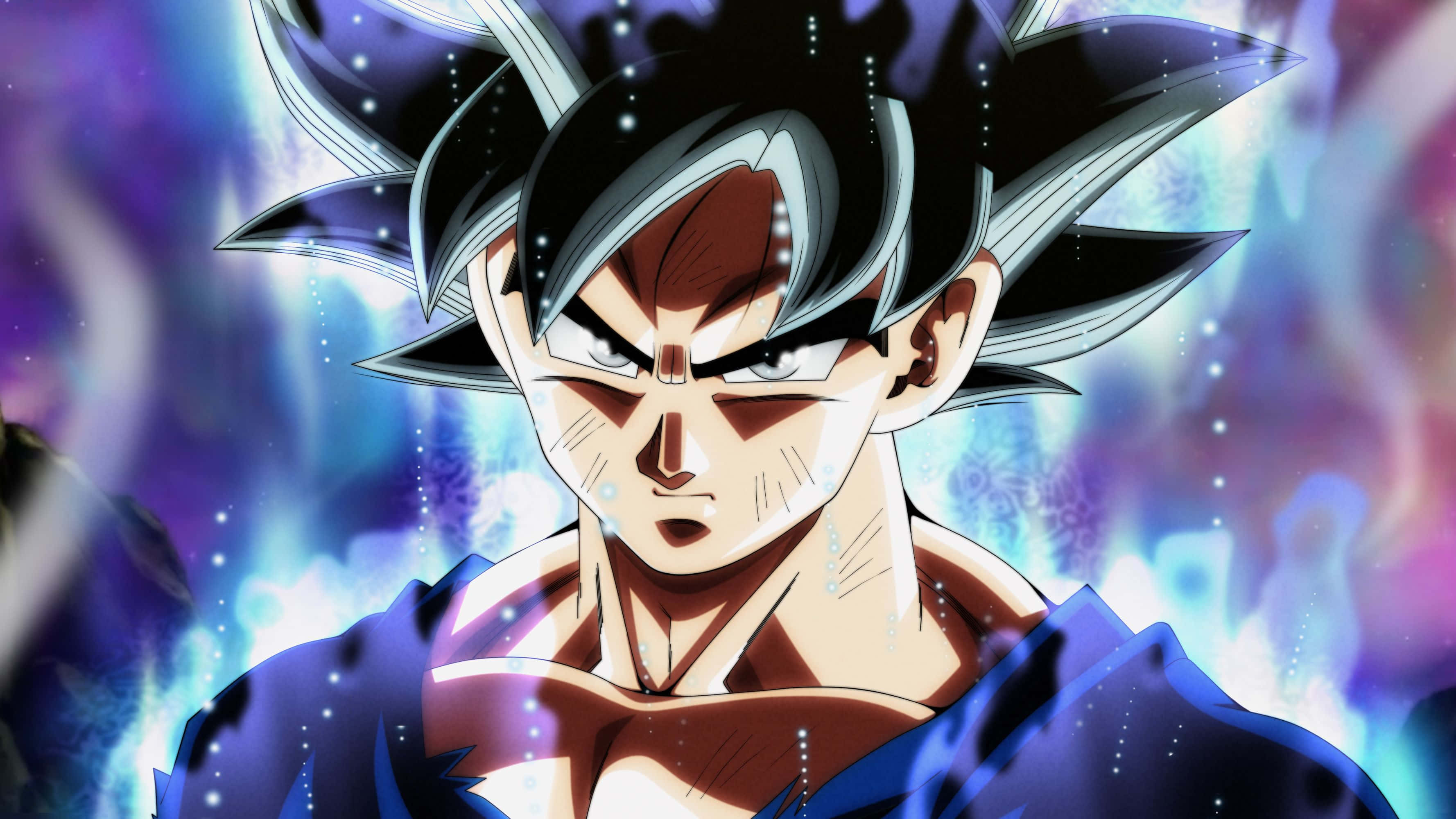 Picha Goku Akifikia Nguvu Isiyo na Kikomo Kupitia Ultra Instinct Picha ya Ukuta