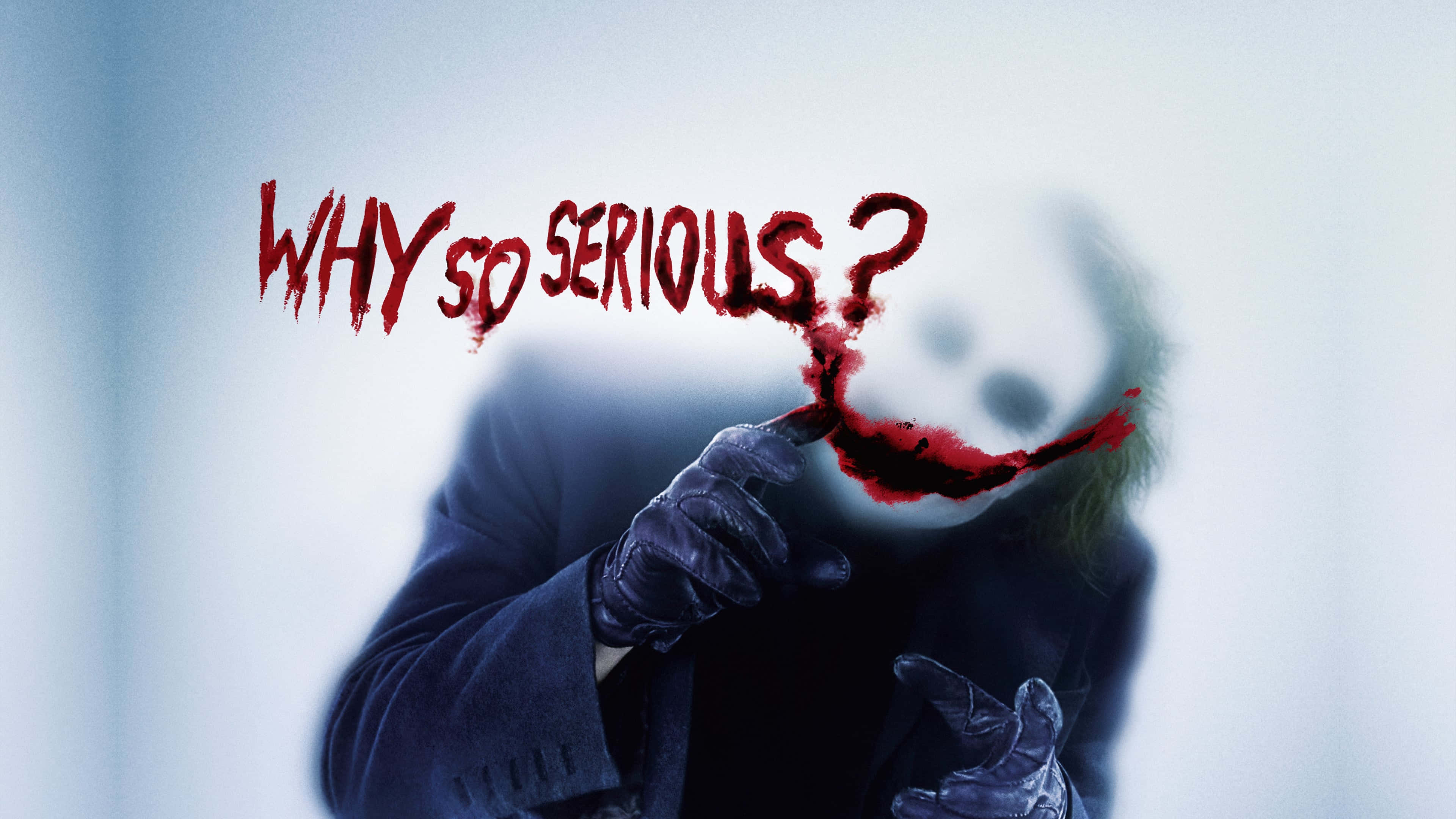 Picha: Joker wa The Dark Knight katika 4K Ultra HD Akiwa na Kauli Mbinu Yake Maarufu Picha ya Ukuta