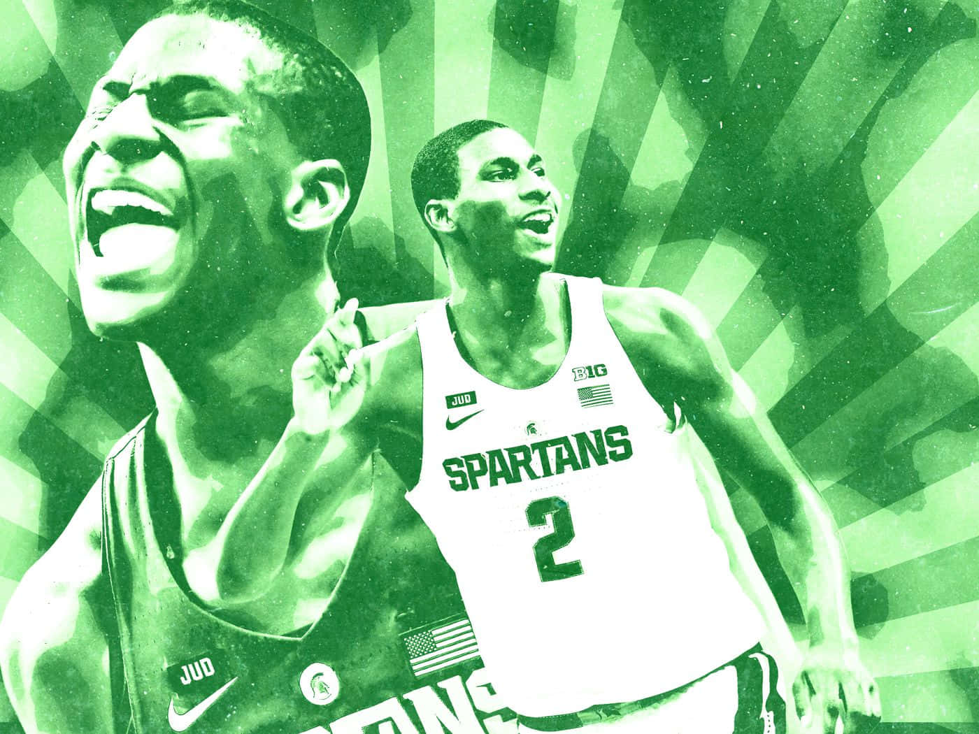 Picha Mchanganyiko ya Jaren Jackson Jr. Picha ya Ukuta