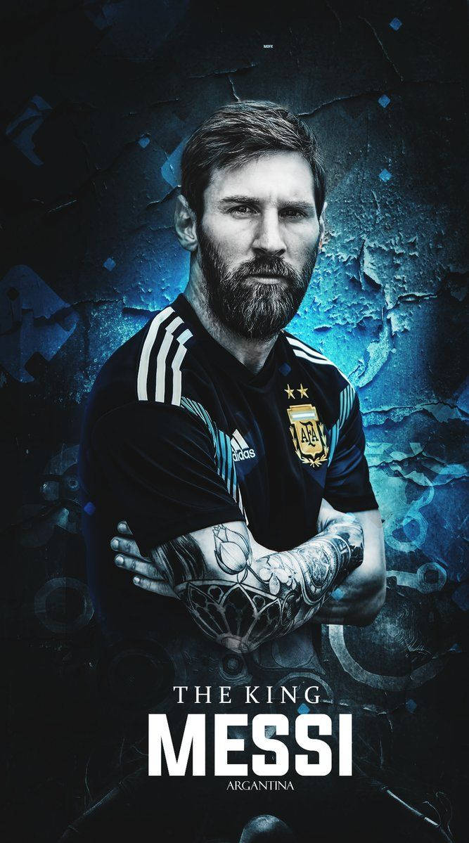 Picha 'Mfalme' Lionel Messi Picha ya Ukuta