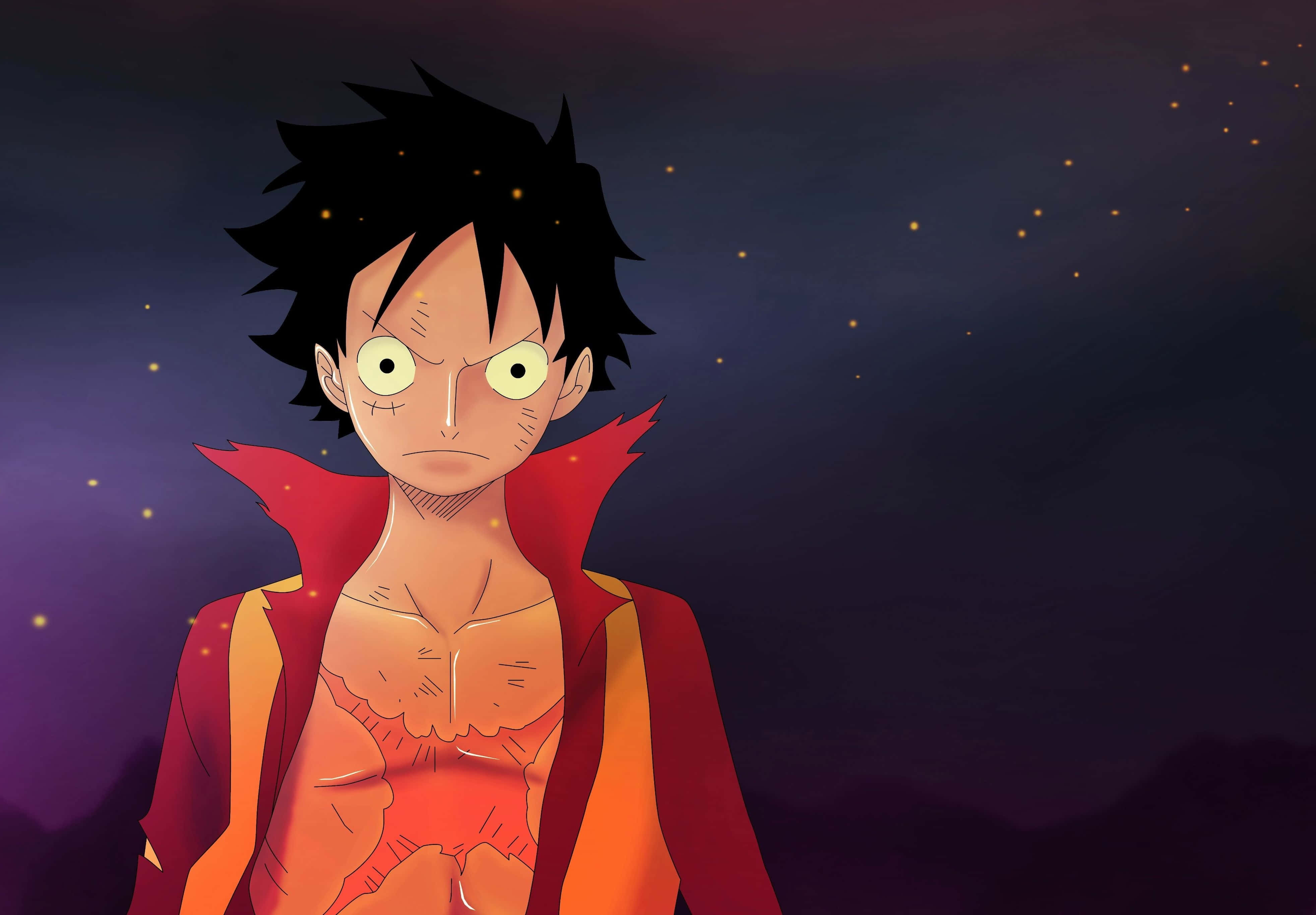 Picha Muonekano wa Kuvutia wa 4K wa Ulimwengu wa One Piece Picha ya Ukuta