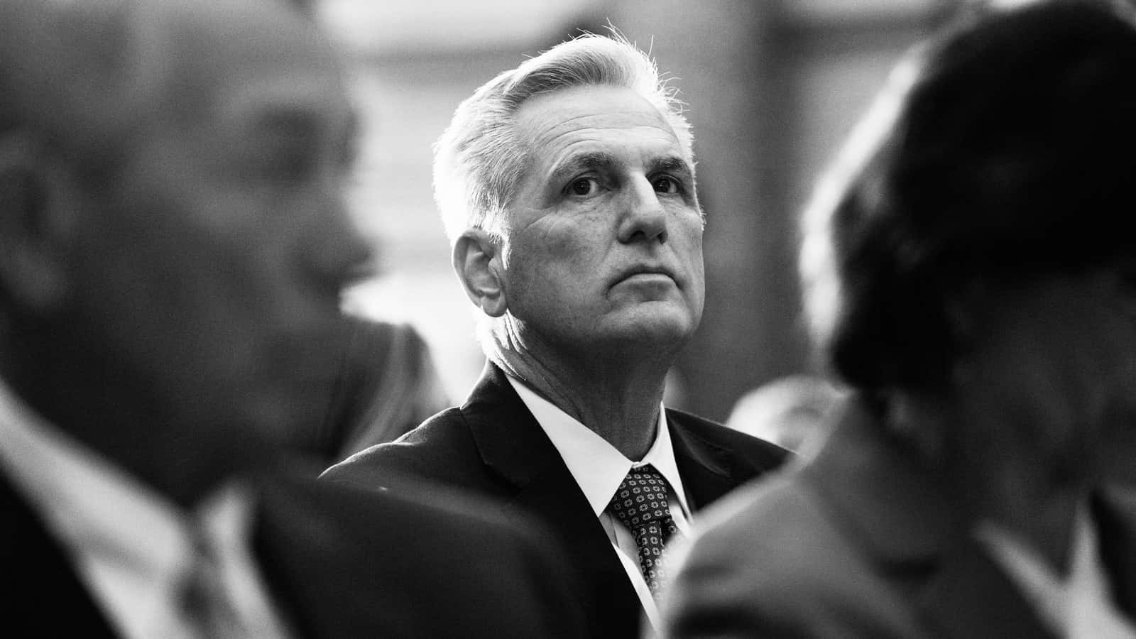 Picha Nyeusi na Nyeupe ya Kevin McCarthy Picha ya Ukuta