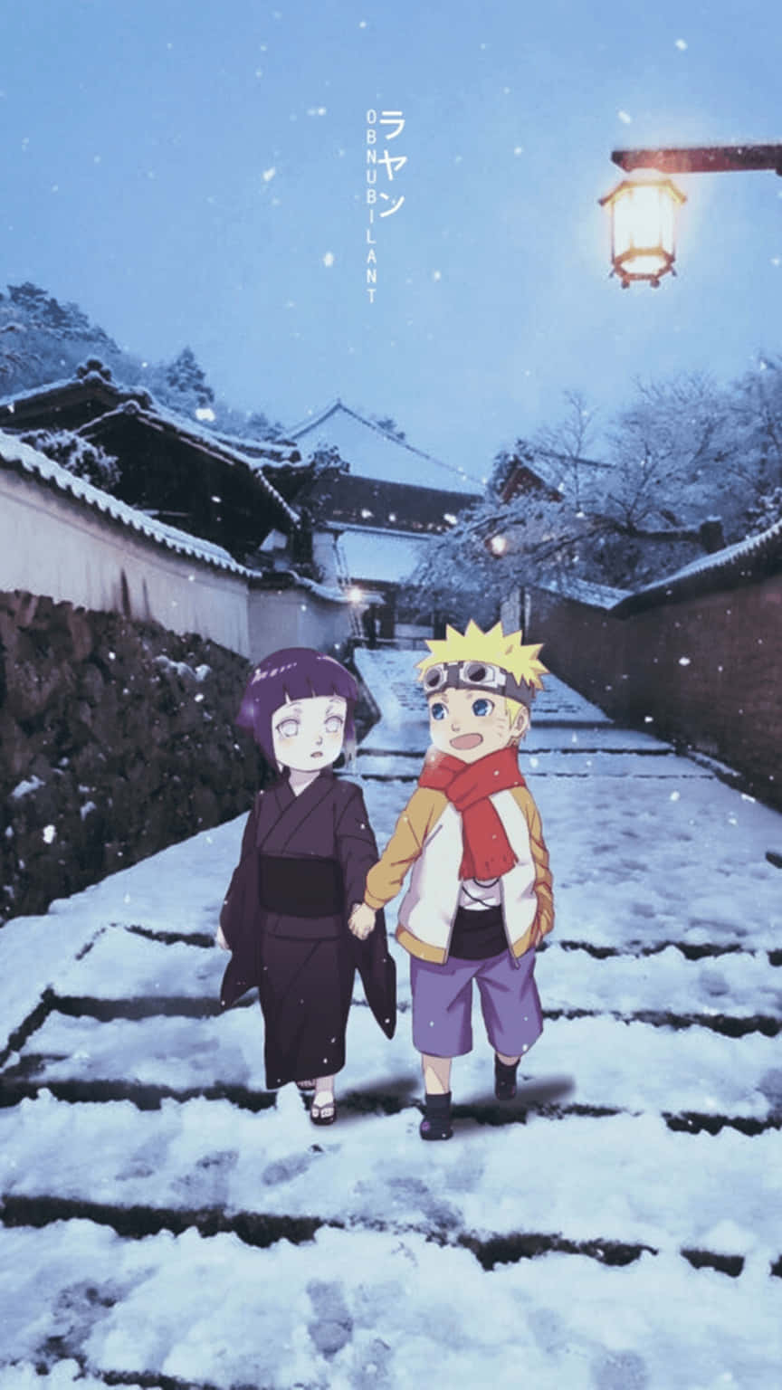 Picha Nzuri ya Hinata na Naruto kwa Simu Picha ya Ukuta