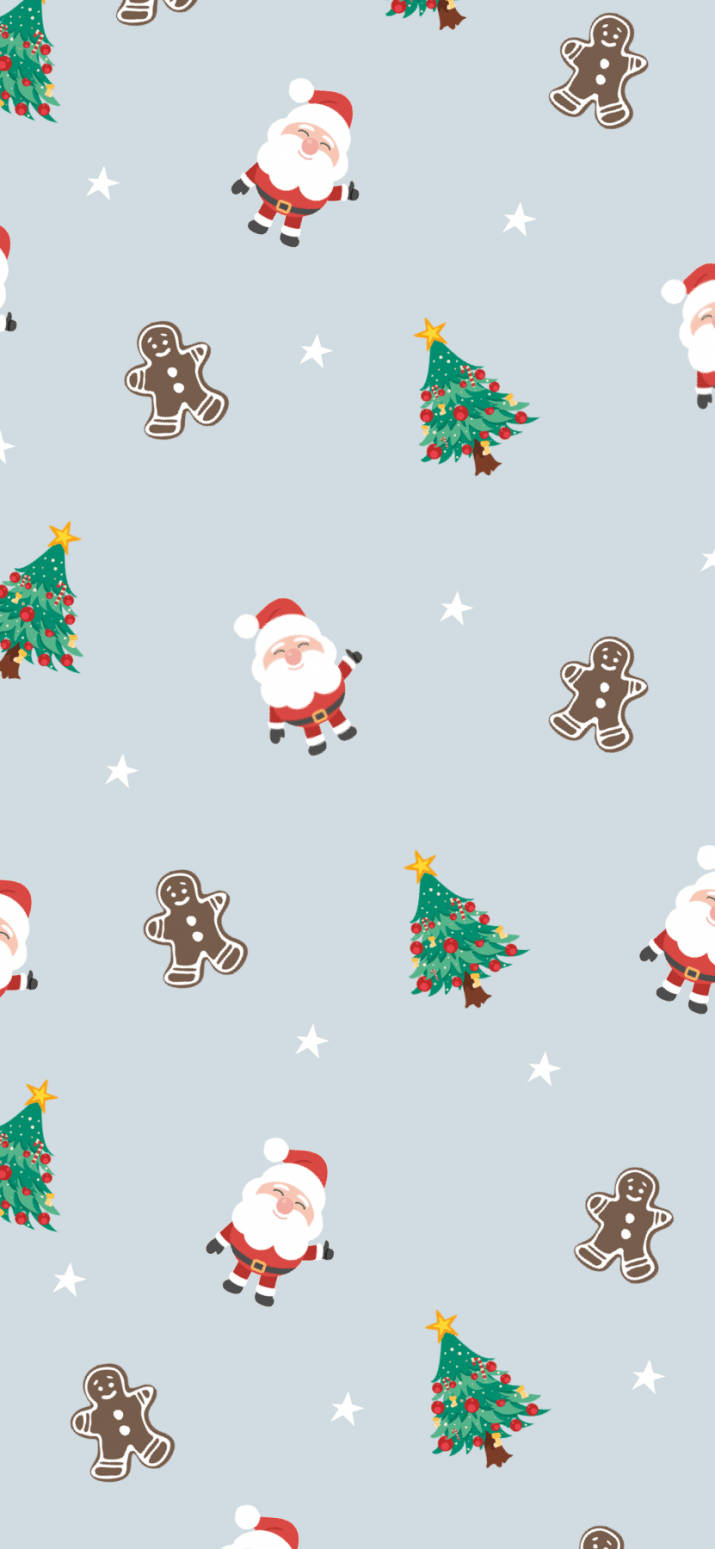 Picha Rahisi za Krismasi za iPhone za Krismasi Picha ya Ukuta