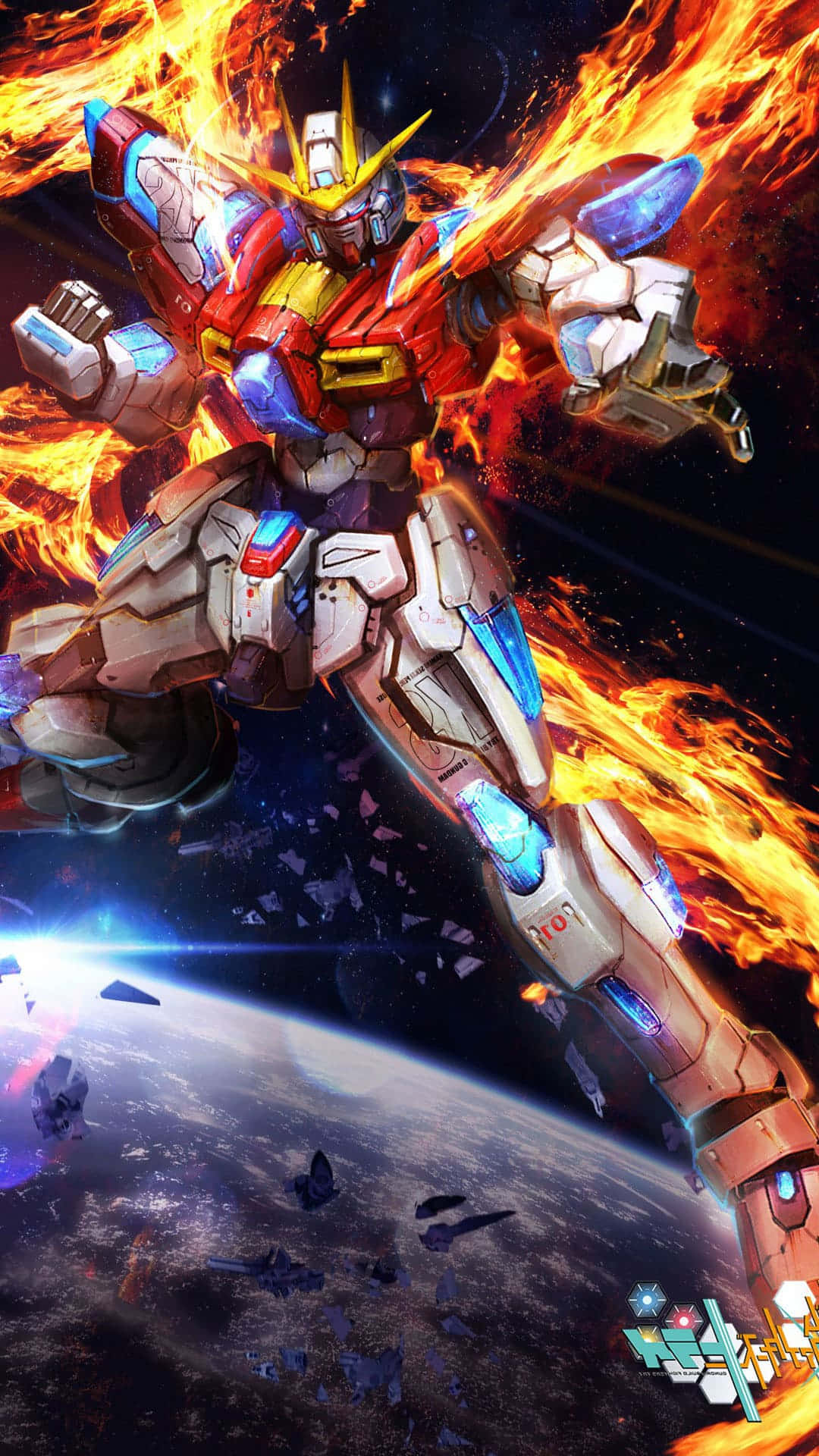 Picha Vita vya Roboti za Kivita: Makabiliano ya Wapiganaji wa Gundam Picha ya Ukuta