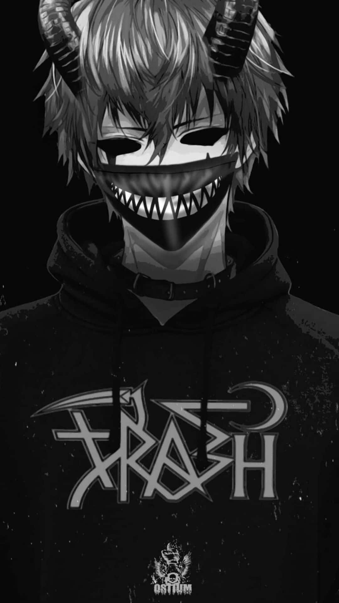 Picha Wafuasi wa Black Anime Wafurahi Picha ya Ukuta