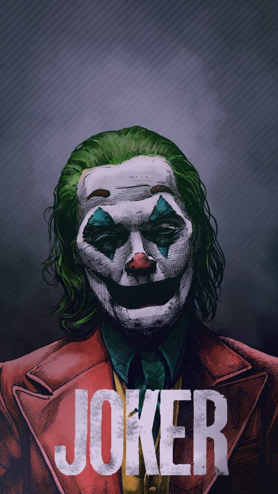 Picha ya 3D ya Joker ya iPhone Picha ya Ukuta