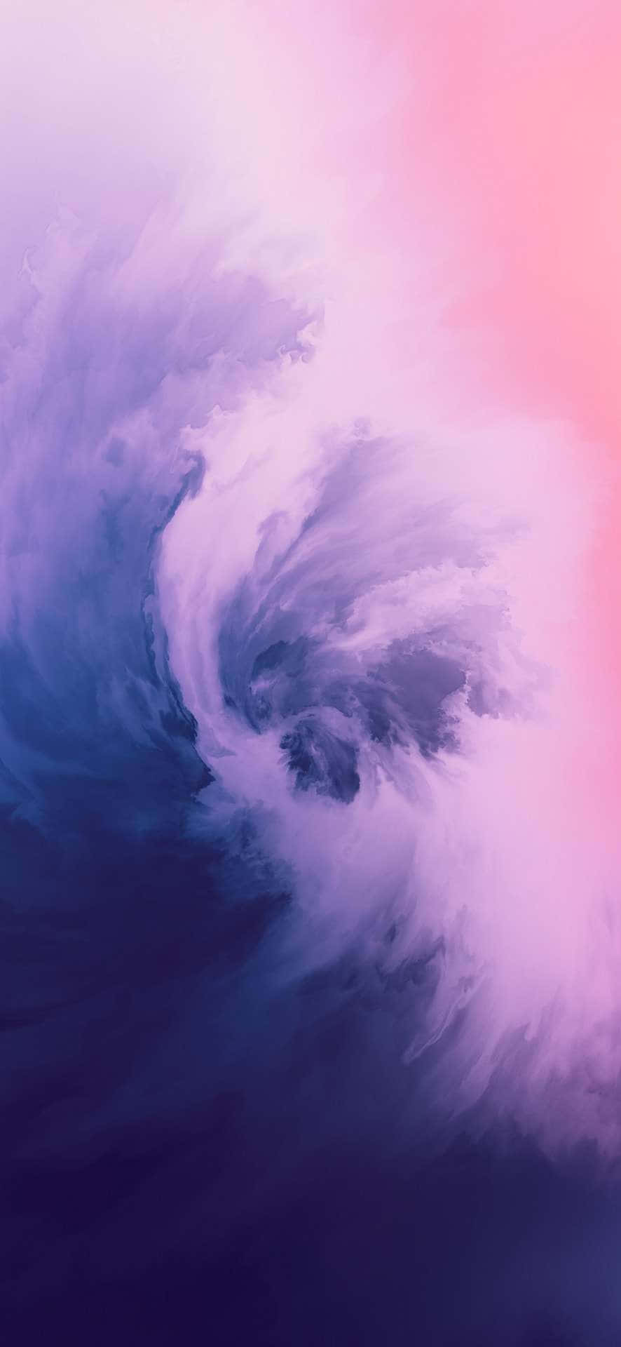 picha ya abstract ya rangi ya purpuru na pinki juu ya background ya bluu Picha ya Ukuta