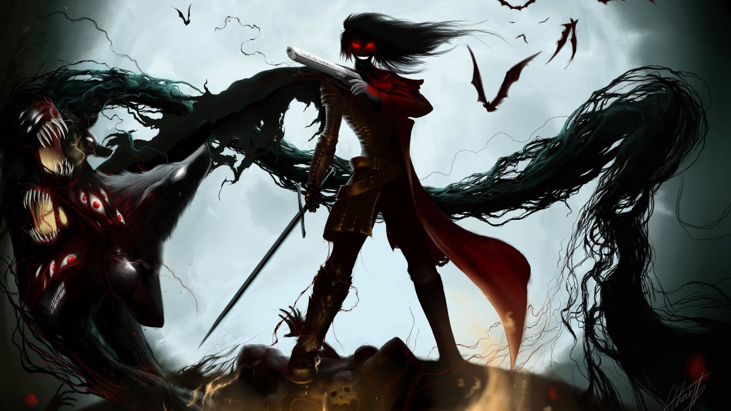 Picha ya Alucard Edgy Anime Pfp Picha ya Ukuta