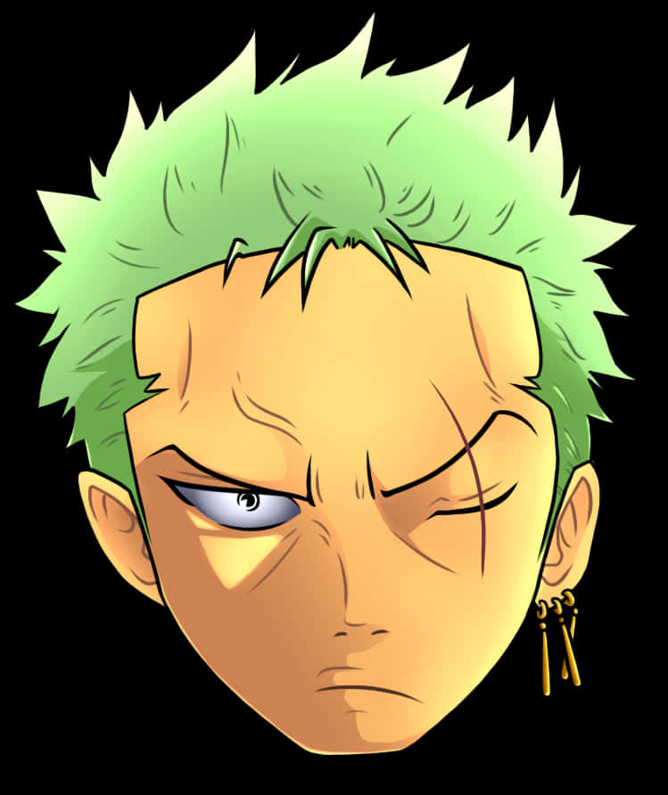 Picha ya Anime Mwenye Mwisho wa Kijani Picha ya Ukuta