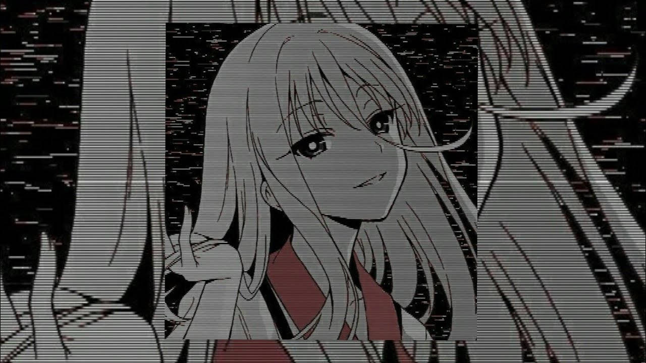 Picha ya Anime ya Msichana Mrembo na Mtindo wa Edgy Picha ya Ukuta