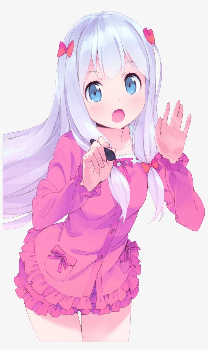 Picha ya Anime ya Kupendeza ya Izumi Sagiri Picha ya Ukuta