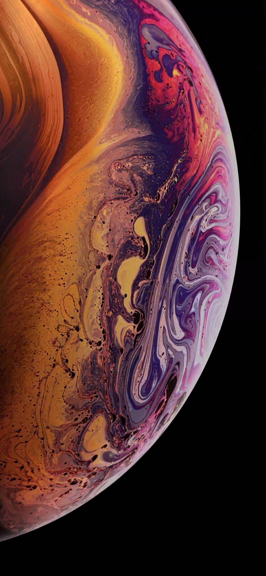 picha ya apple iPhone xs yenye mwendo wa rangi Picha ya Ukuta