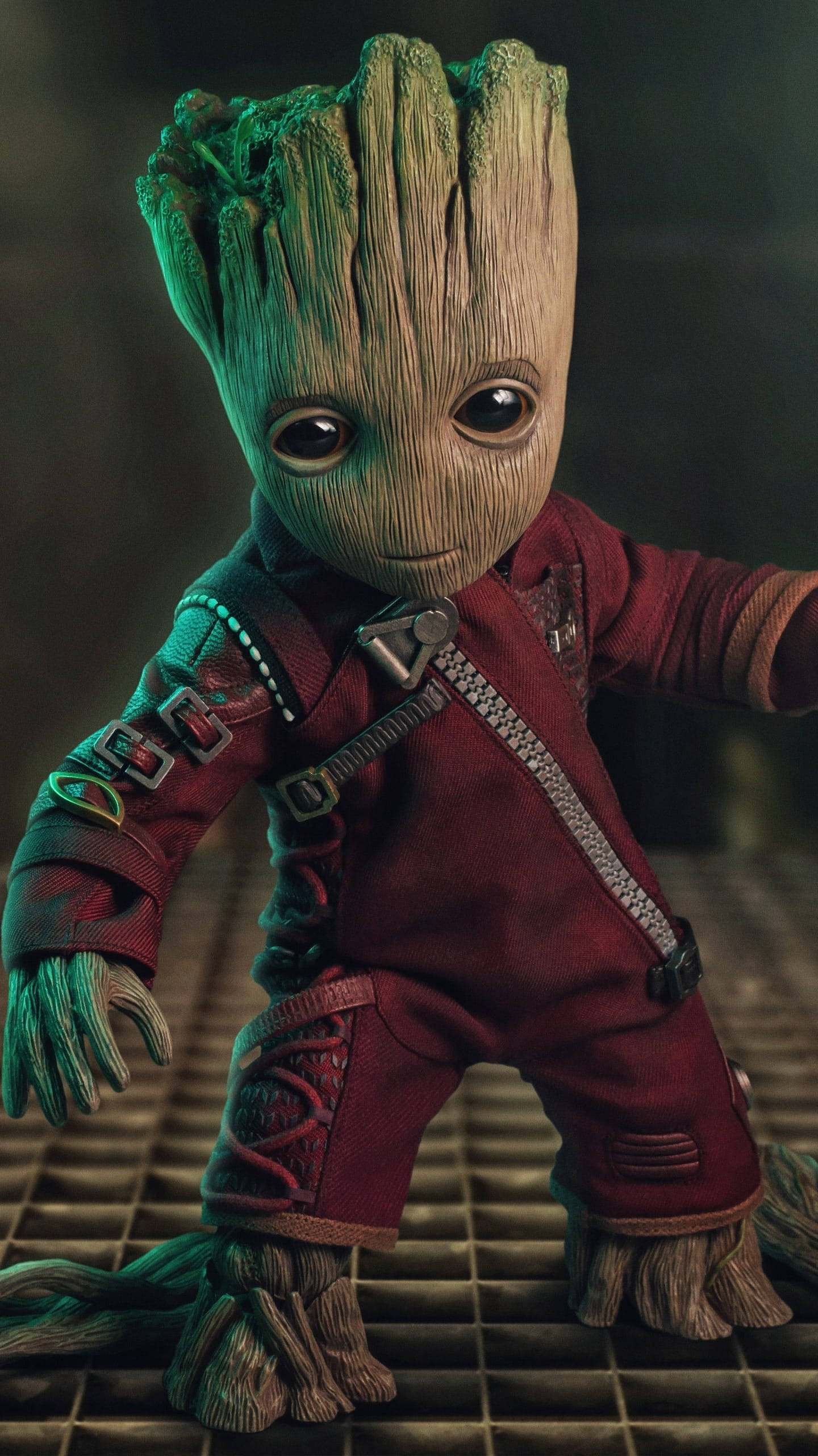 Picha ya Baby Groot 4K Marvel iPhone Picha ya Ukuta