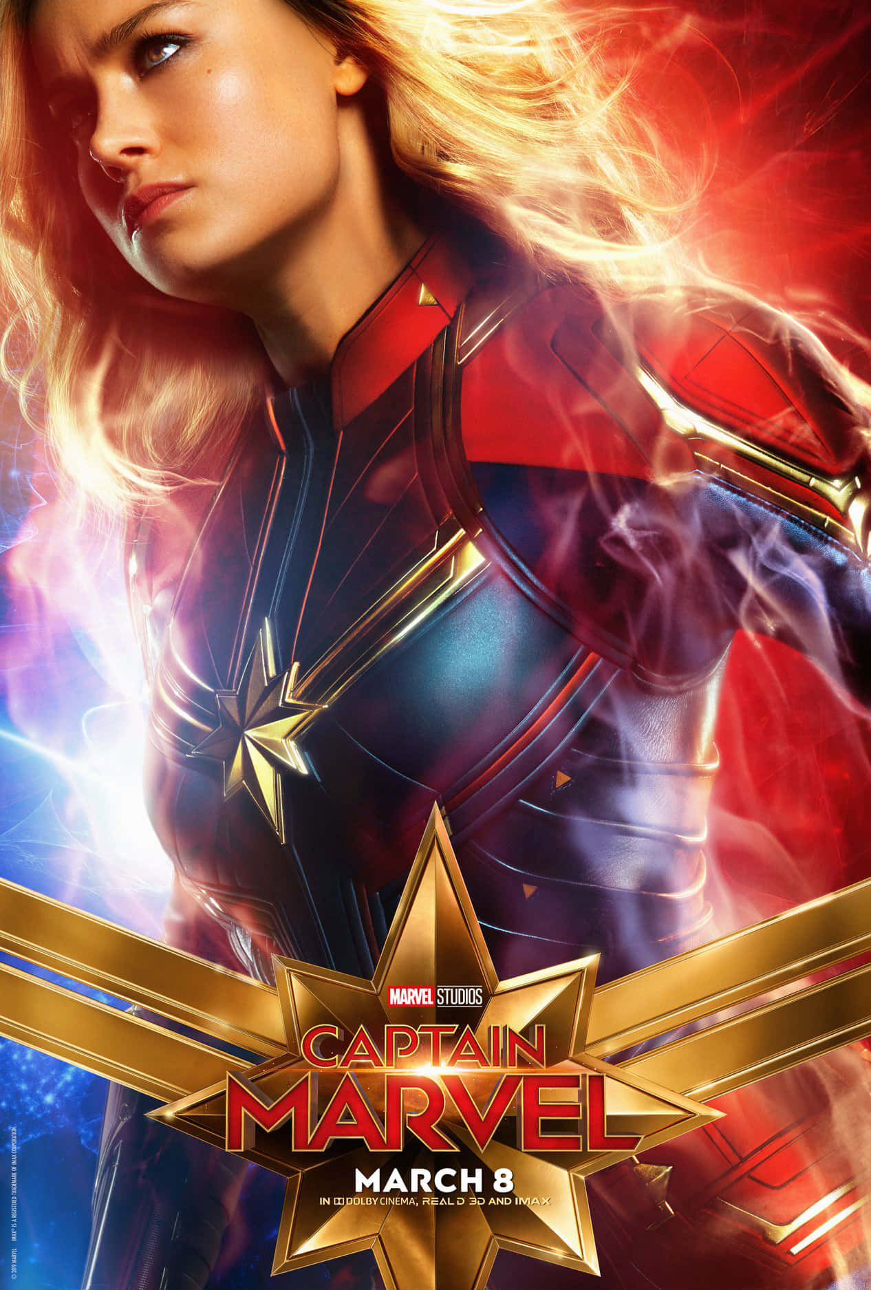 Picha ya Carol Danvers ya Kapteni Marvel Picha ya Ukuta