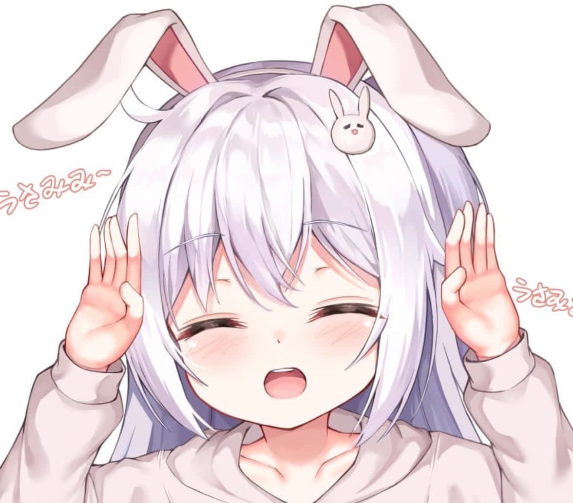Picha ya Discord ya Anime ya Sungura Mwenye Furaha Picha ya Ukuta