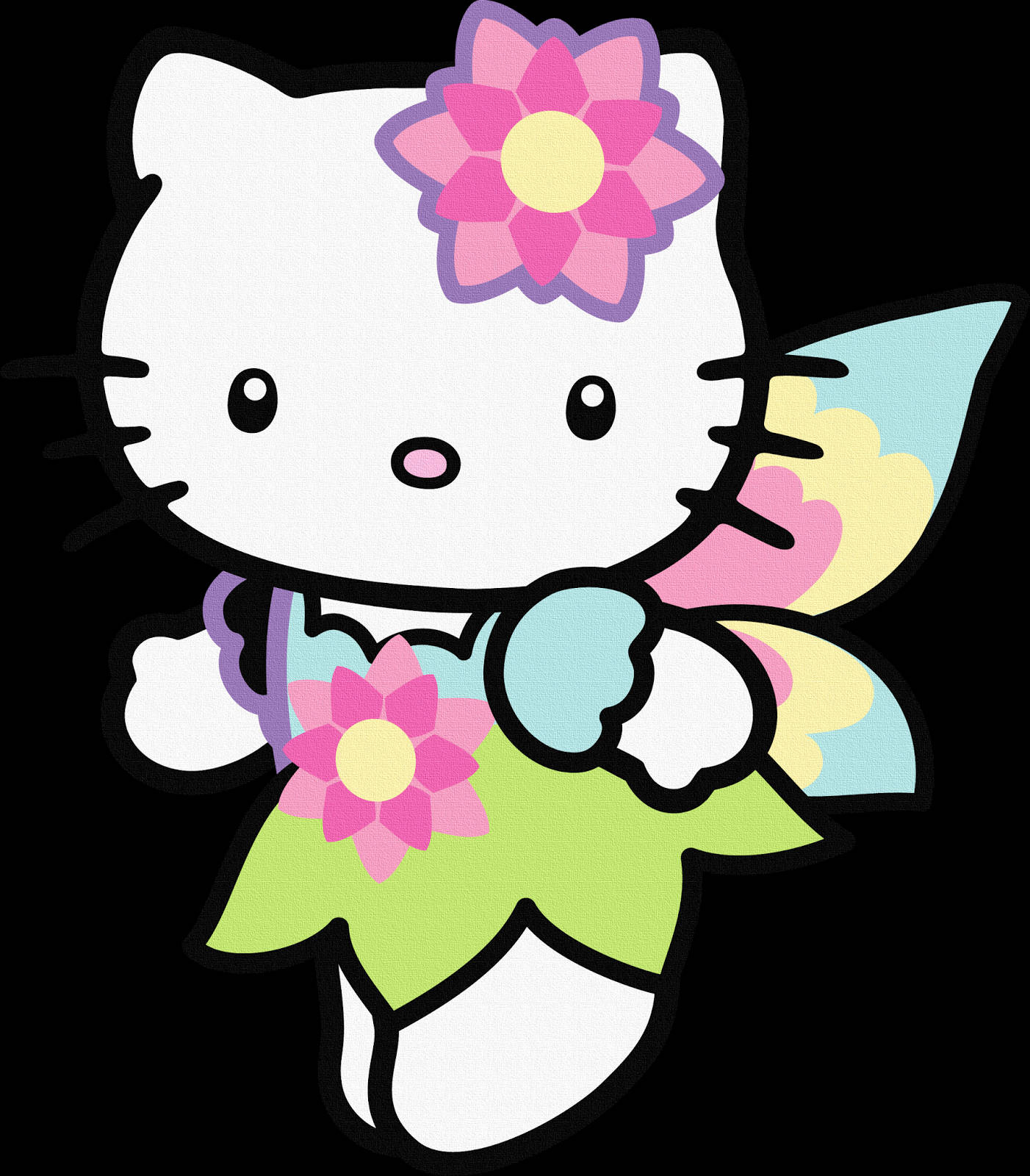 Picha ya Fairy Mchawi ya Hello Kitty PFP Picha ya Ukuta