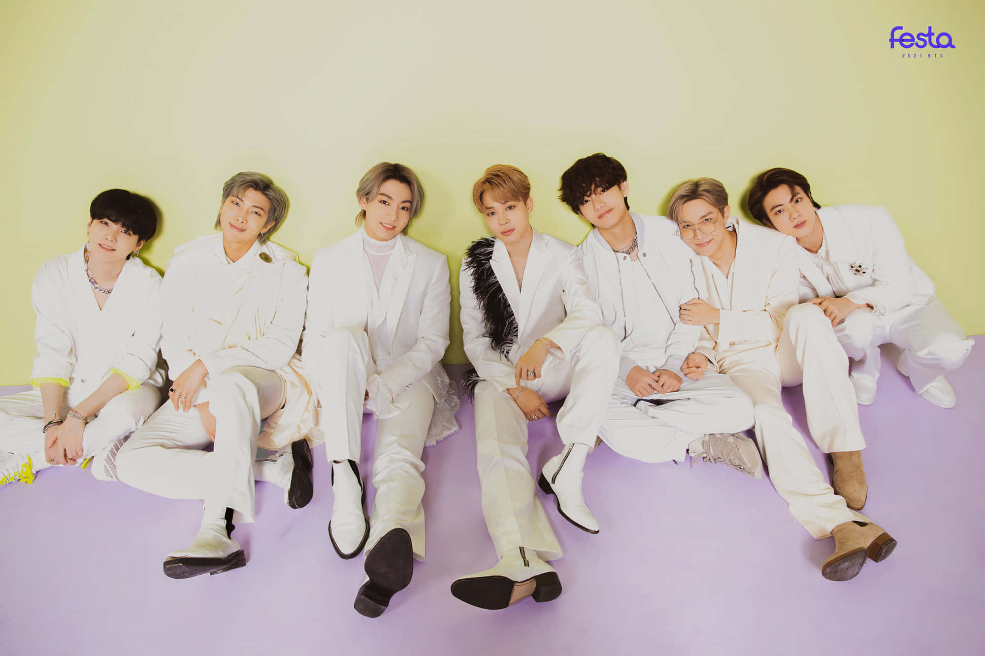 Picha ya Familia ya BTS Picha ya Ukuta