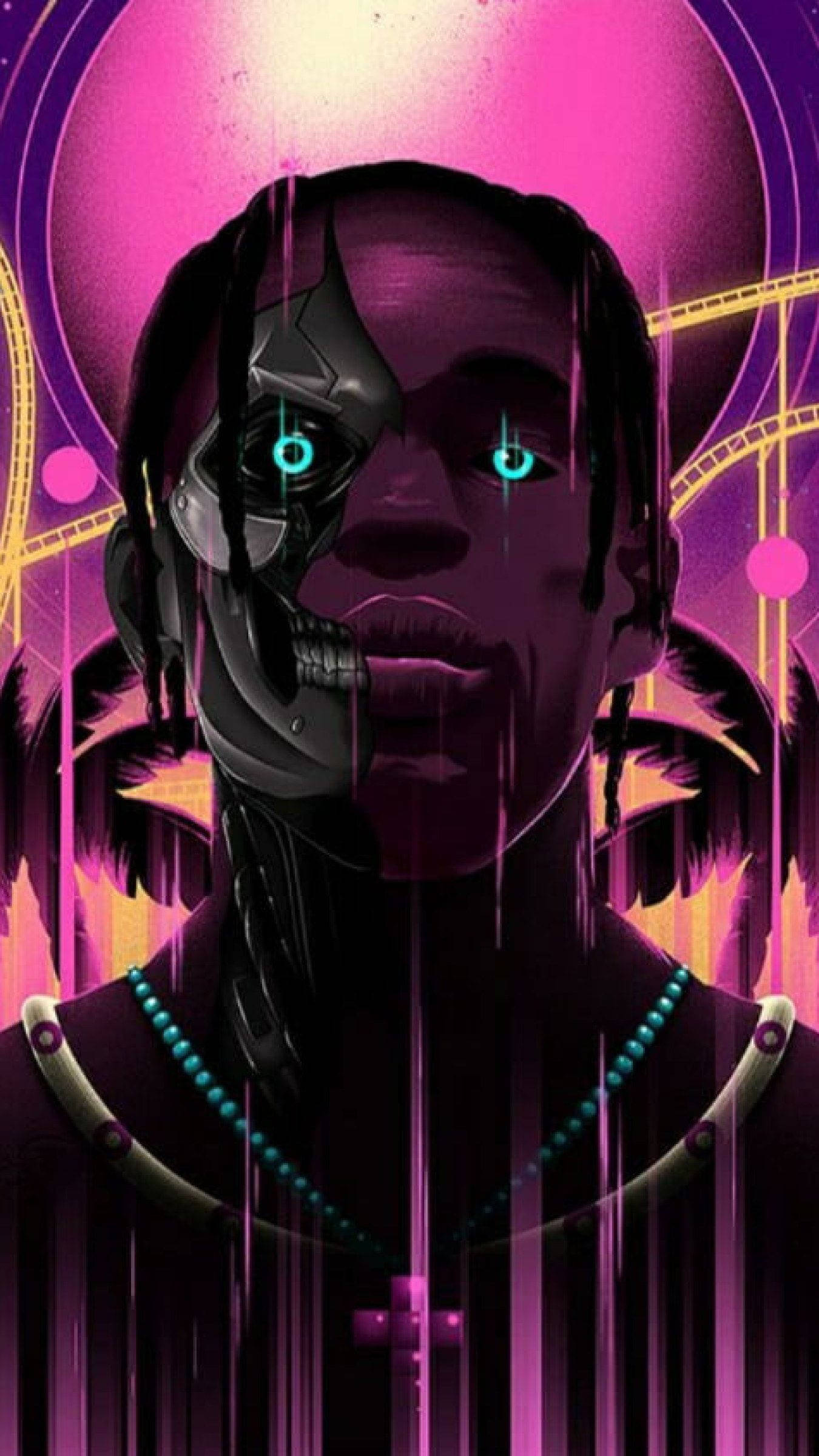 Picha ya Fortnite ya Mwonekano wa Travis Scott Astronomical Bundle Picha ya Ukuta