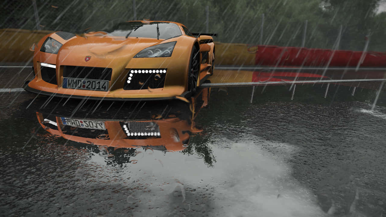 Picha ya Gari la Chungwa 720p Project Cars Picha ya Ukuta