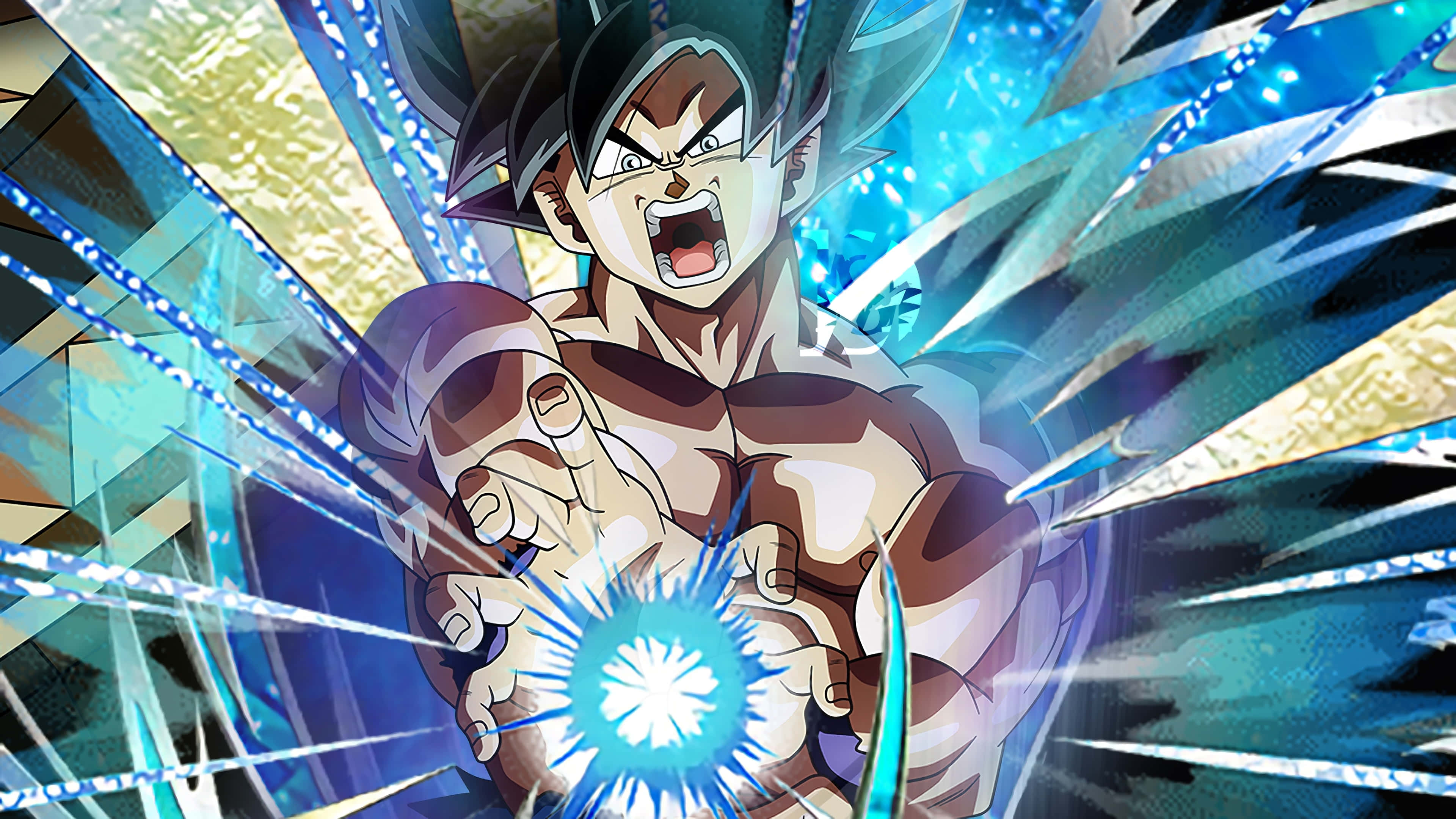Picha ya Goku Nguvu Dragon Ball Super Picha ya Ukuta