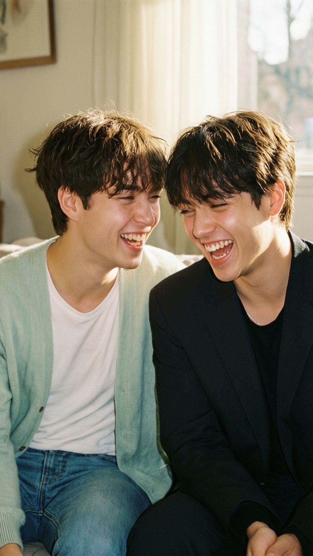 Picha ya Hyunjin na Felix Pamoja Picha ya Ukuta