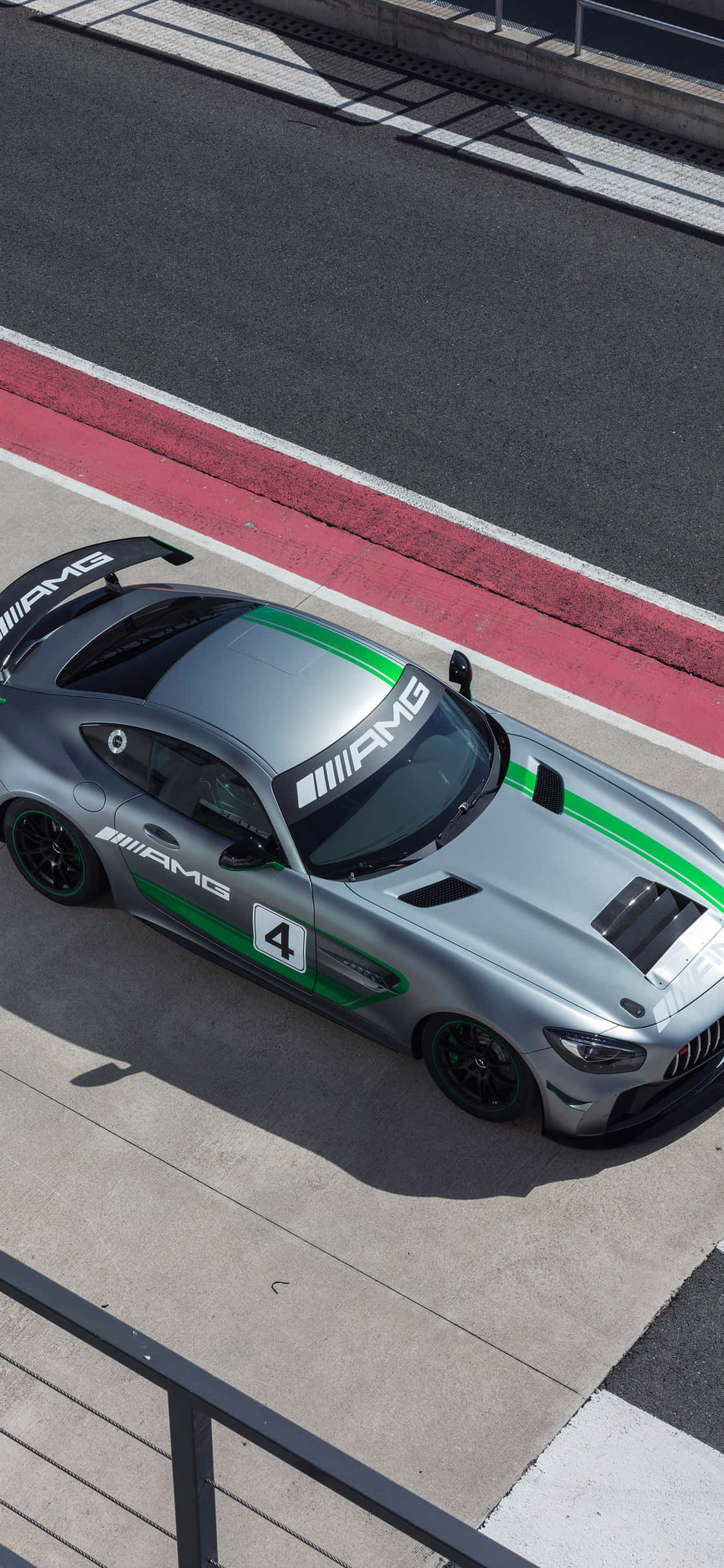 iPhone X Amg Gt-r Background & Mercedes-AMG GT4 Picha ya Ukuta