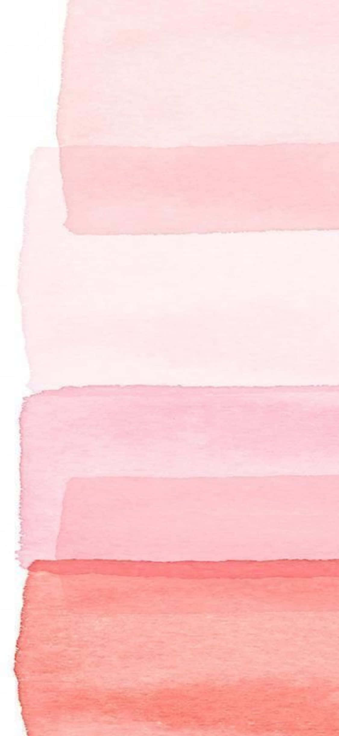 Picha ya iPhone X Minimal Pink Shades Smudges Picha ya Ukuta