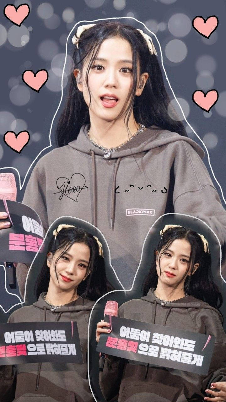 Picha ya Jisoo ya Blackpink yenye Mtindo wa Kupendeza Picha ya Ukuta