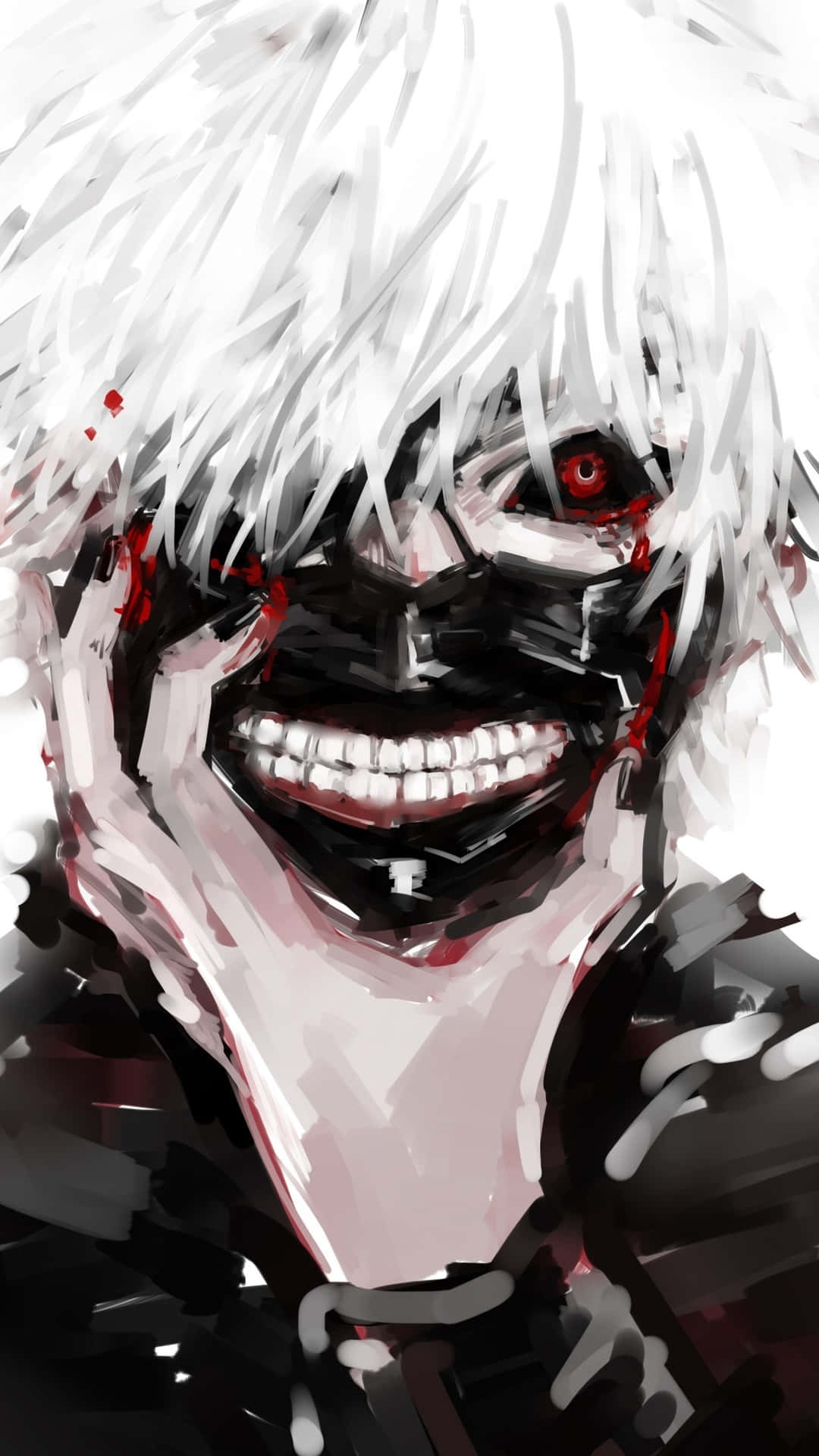 Picha ya Kaneki Akiushika Picha ya Ukuta