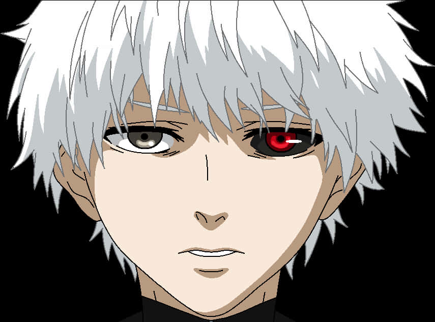 Picha ya Kaneki Ken Mwenye Ghoul Mmoja Picha ya Ukuta