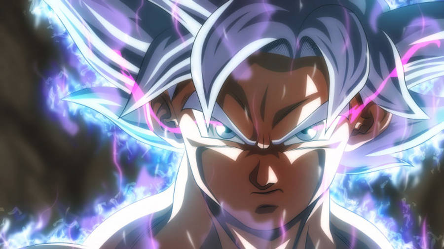 Picha ya Karibu ya Goku ya 3D Anime 8K Picha ya Ukuta