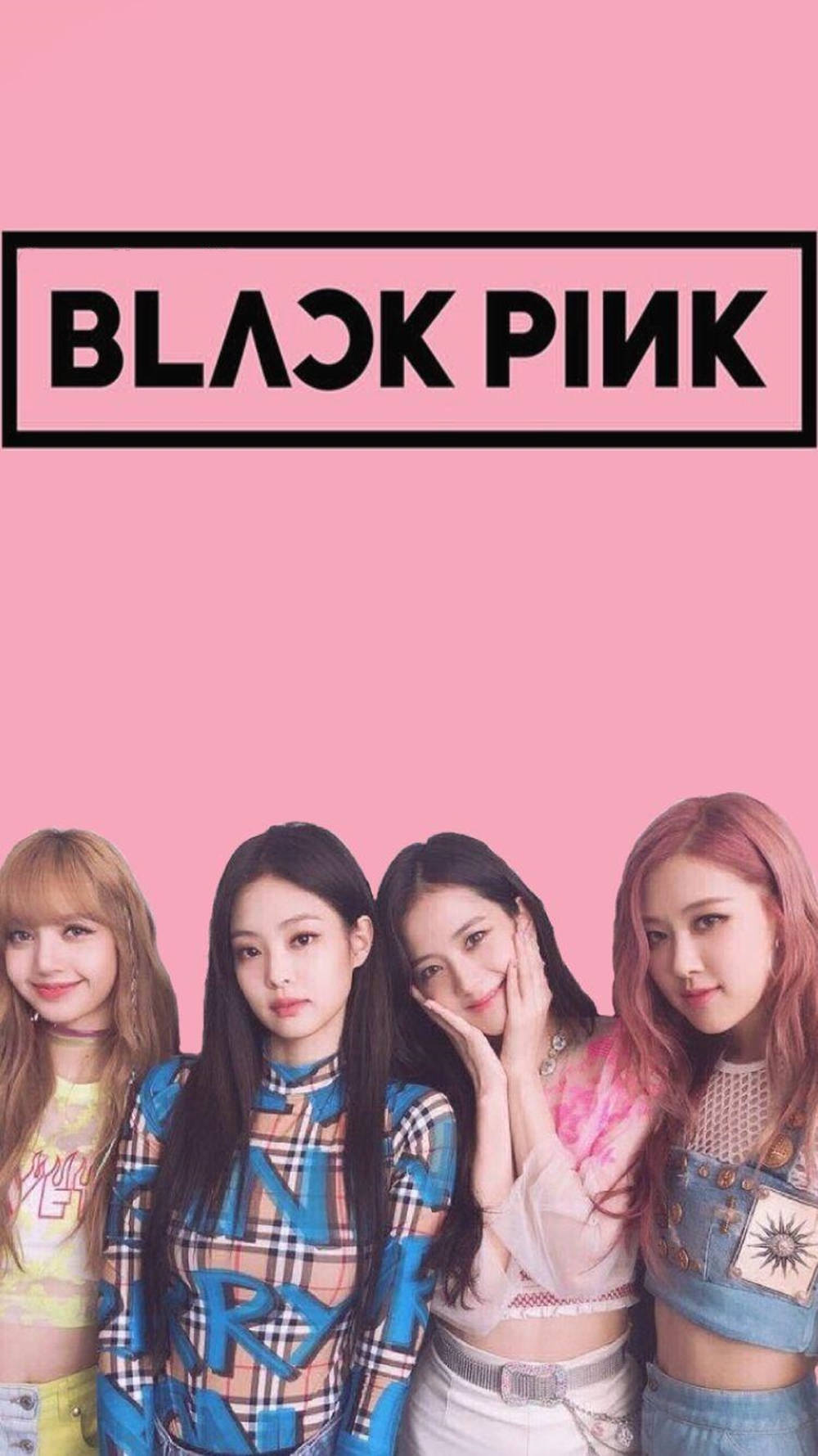 Picha ya Kikundi cha Blackpink Wazuri Picha ya Ukuta