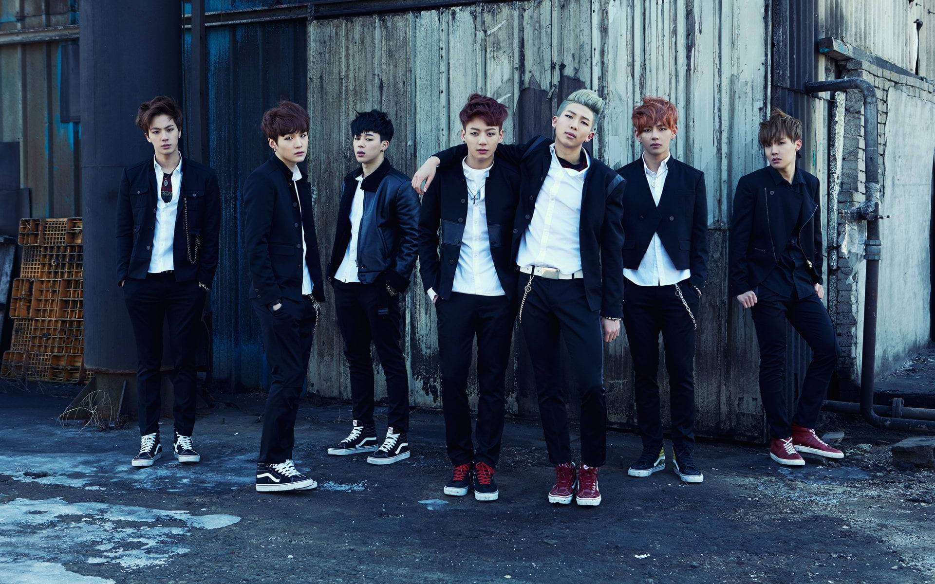 Picha ya Kikundi cha BTS Skool Luv Affair Picha ya Ukuta