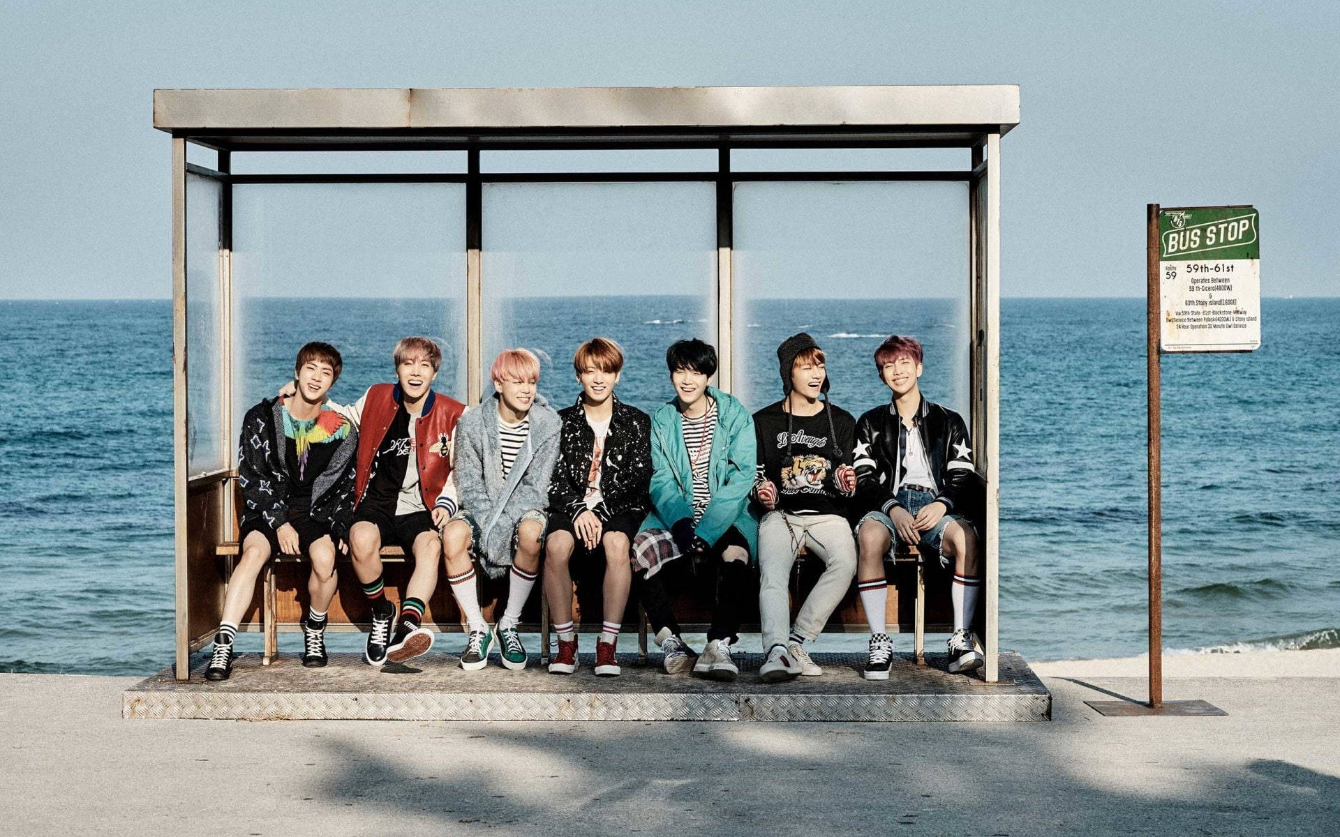 Picha ya Kikundi cha BTS YNWA Picha ya Ukuta