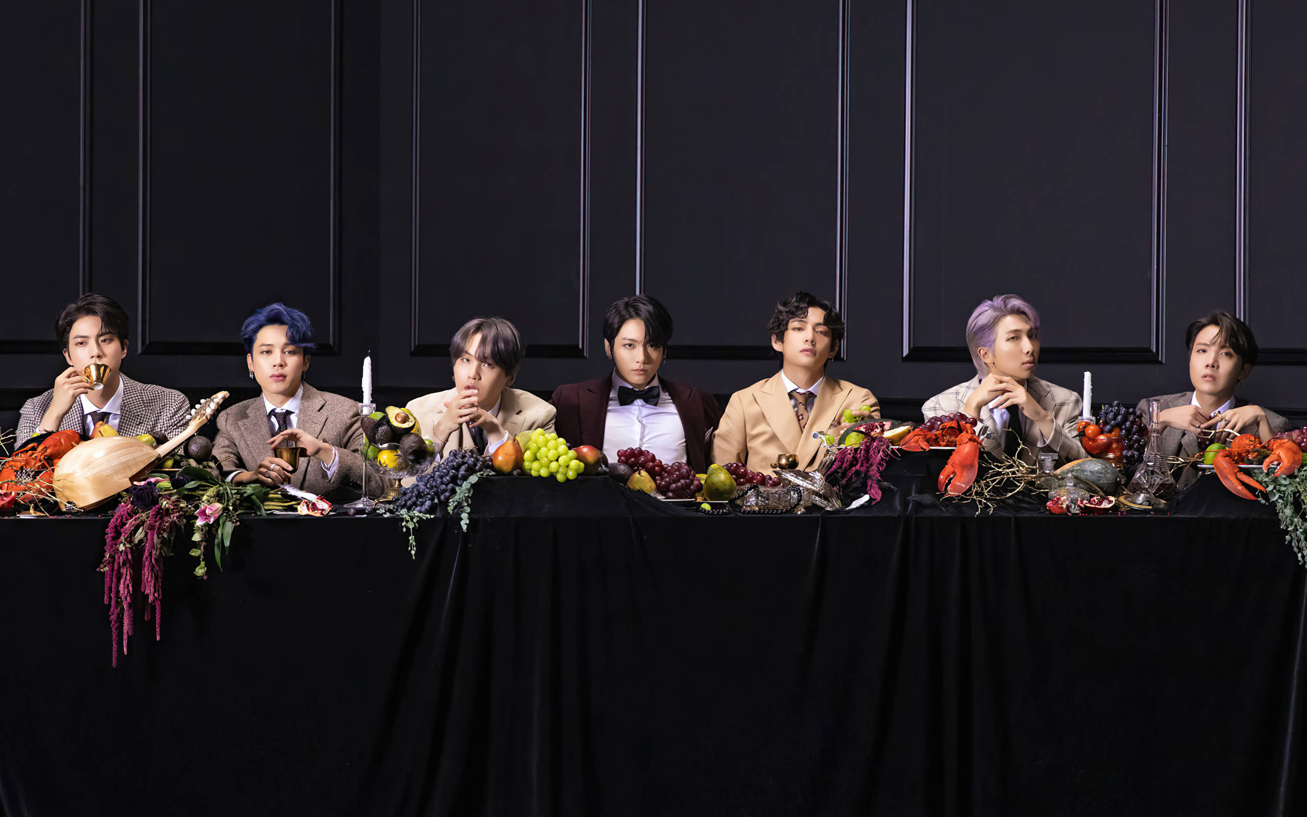 Picha ya Kikundi cha BTS Dionysus Picha ya Ukuta