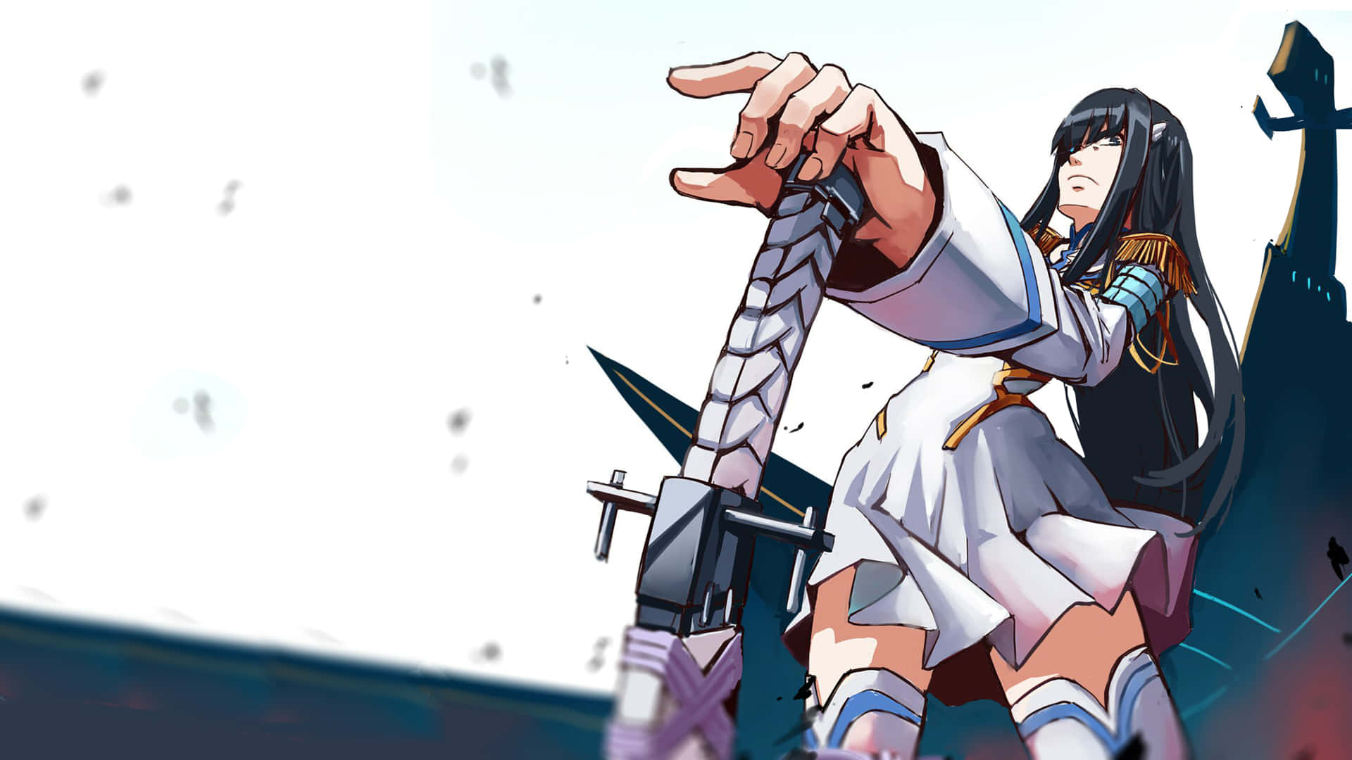 Picha ya Kill La Kill Satsuki Upanga wa Siri Bakuzan Picha ya Ukuta