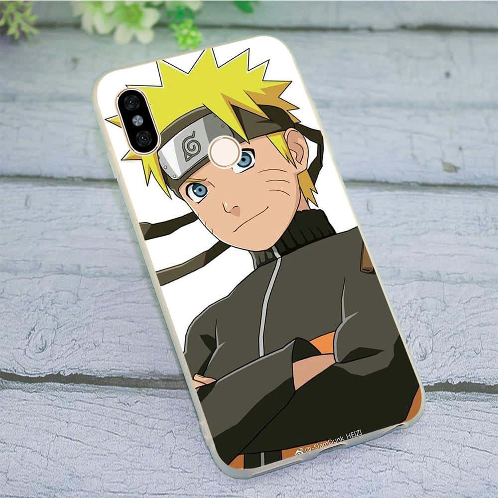 Picha ya Kipochi cha Simu Naruto Akitabasamu Picha ya Ukuta