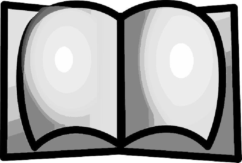 Picha ya Kitabu Kilichofunguliwa ya Clipart Vekta Picha ya Ukuta