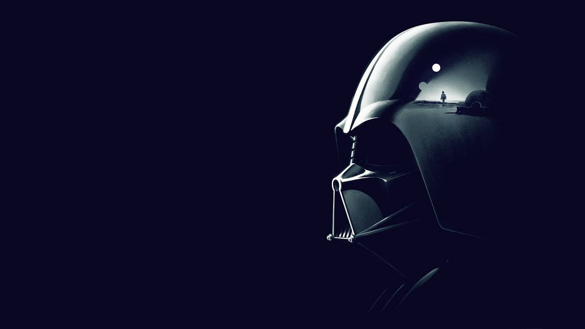 Picha ya Kompyuta Kibao ya Darth Vader wa Star Wars Picha ya Ukuta