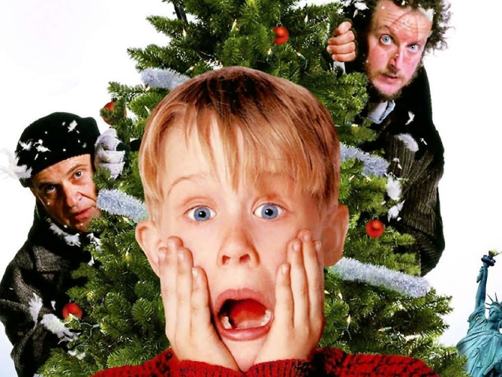 Picha ya Krismasi ya Home Alone Picha ya Ukuta