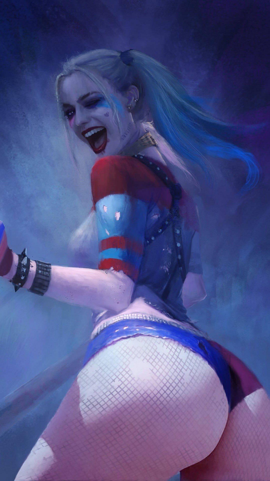 Picha ya Kuvutia ya 4K Harley Quinn Picha ya Ukuta