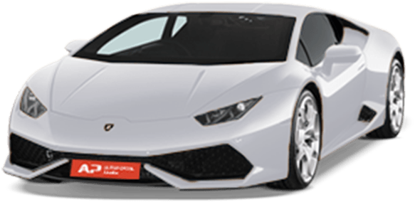 Picha ya Lamborghini Huracan Evo Nyeupe Kutoka Upande Picha ya Ukuta
